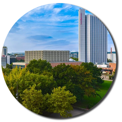 Chemnitz, stadtbild, skyline