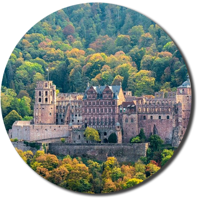 Heidelberg, stadtbild, skyline