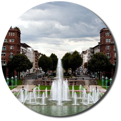 mannheim, stadtbild, skyline