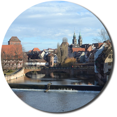 Nürnberg, stadtbild, skyline