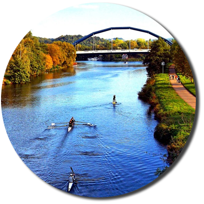 Saarbrücken, stadtbild, skyline