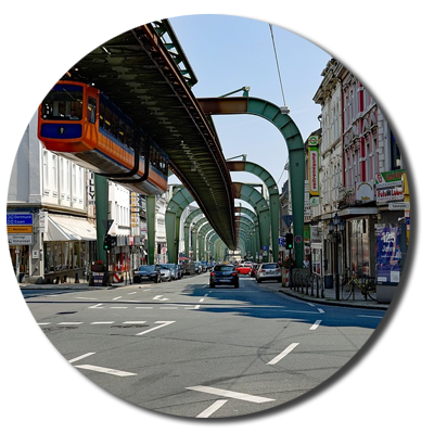 Wuppertal, stadtbild, skyline